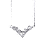 0,43 Carat Diamond Baguette Necklace