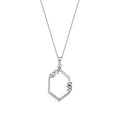 0,31 Carat Diamond Baguette Necklace