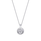 0,29 Carat Diamond Baguette Necklace