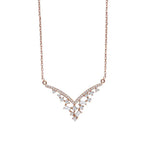0,31 Carat Diamond Baguette Necklace