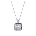 0,37 Carat Diamond Baguette Necklace