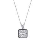 0,37 Carat Diamond Baguette Necklace