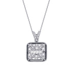 0,37 Carat Diamond Baguette Necklace