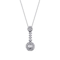 0,19 Carat Diamond Baguette Necklace