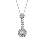 0,19 Carat Diamond Baguette Necklace