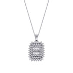 0,63 Carat Diamond Baguette Necklace