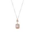 0,43 Carat Diamond Baguette Necklace