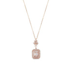 0,43 Carat Diamond Baguette Necklace