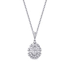 0,37 Carat Diamond Baguette Necklace