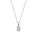 0,07 Carat Diamond Baguette Necklace