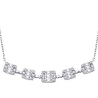 0,66 Carat Diamond Baguette Necklace