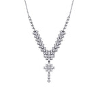 0,69 Carat Diamond Baguette Necklace