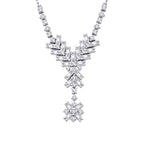 0,45 Carat Diamond Baguette Necklace