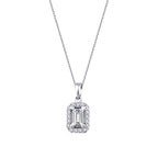 0,35 Carat Diamond Baguette Necklace