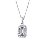 0,35 Carat Diamond Baguette Necklace