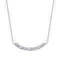 0,16 Carat Diamond Baguette Necklace