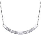 0,16 Carat Diamond Baguette Necklace