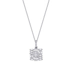 0,43 Carat Diamond Baguette Necklace