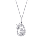 0,36 Carat Diamond Baguette Necklace