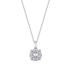 0,23 Carat Diamond Baguette Necklace