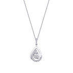 0,15 Carat Diamond Baguette Necklace