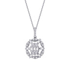 0,26 Carat Diamond Baguette Necklace