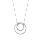 0,66 Carat Diamond Baguette Necklace