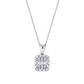 0,19 Carat Diamond Baguette Necklace