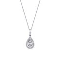 0,11 Carat Diamond Baguette Necklace