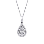 0,11 Carat Diamond Baguette Necklace