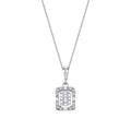 0,15 Carat Diamond Baguette Necklace