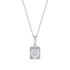 0,15 Carat Diamond Baguette Necklace