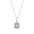 0,10 Carat Diamond Baguette Necklace