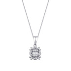 0,10 Carat Diamond Baguette Necklace