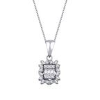 0,10 Carat Diamond Baguette Necklace