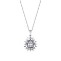 0,19 Carat Diamond Baguette Necklace