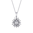 0,19 Carat Diamond Baguette Necklace