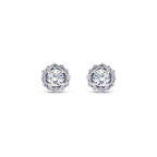 0,37 Carat Diamond Solitaire Earrings