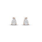 0,40 Carat Diamond Pear Solitaire Earrings