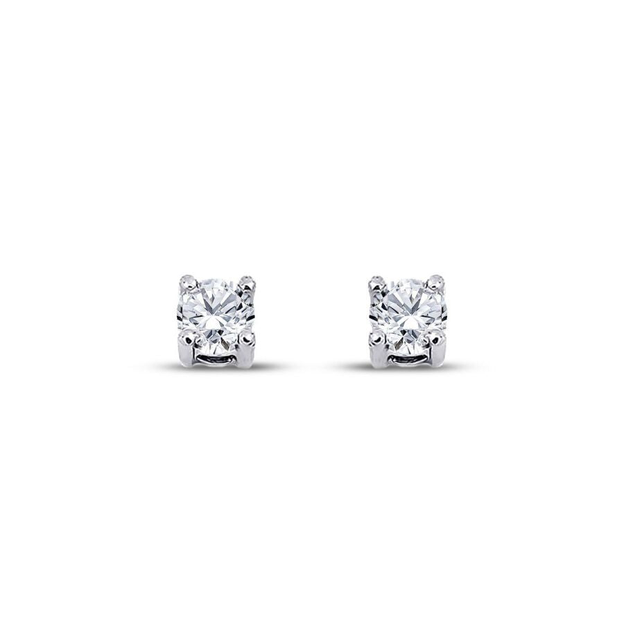0,40 Carat Diamond Solitaire Earring