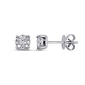 0,16 Carat Diamond Solitaire Earrings