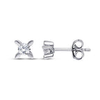 0,20 Carat Diamond Solitaire Earrings