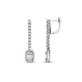 0,99 Carat Diamond Baguette Earrings