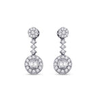 0,36 Carat Diamond Baguette Earrings
