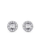 0,33 Carat Diamond Baguette Earrings