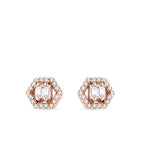 0,27 Carat Diamond Baguette Earrings