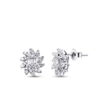 0,80 Carat Diamond Baguette Earrings