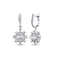 0,59 Carat Diamond Baguette Earrings