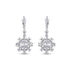 0,59 Carat Diamond Baguette Earrings