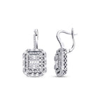 1,16 Carat Diamond Baguette Earrings
